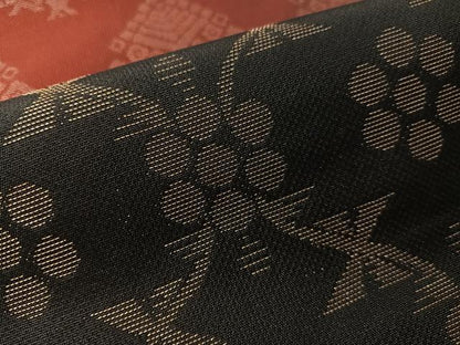 平和屋着物●全通柄袋帯　横段吉祥文　金糸　正絹　逸品　CABM8908vp