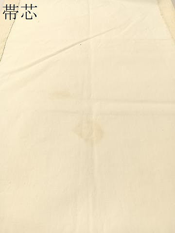 平和屋着物●九寸開き名古屋帯　紬地　ドロンワーク　花丸文　正絹　逸品　CABM9082vp