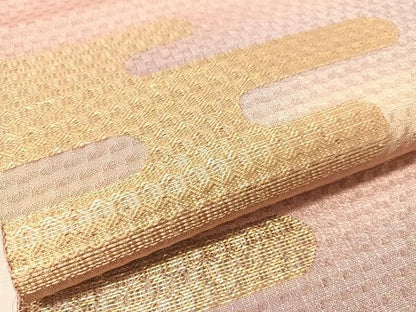 平和屋着物●太鼓柄袋帯　エ霞文　金糸　正絹　逸品　CABM9143vp