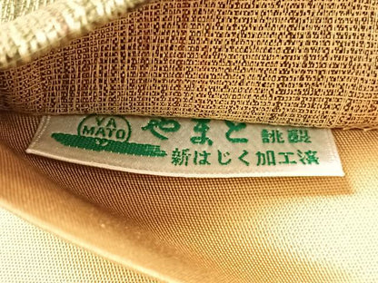 平和屋着物●六通柄袋帯　櫛織　舞蝶花文　金糸　やまと誂製　正絹　逸品　CABM9163vp
