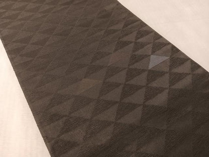 平和屋着物●両面　六通柄袋帯　抽象文　正絹　逸品　CABM9174vp