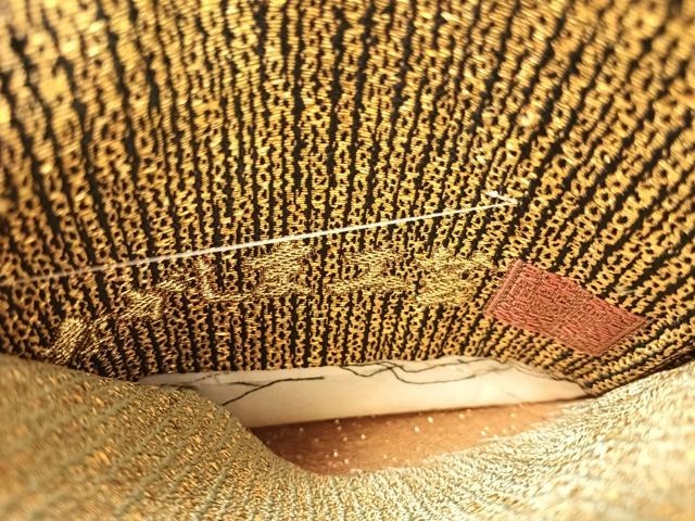 平和屋着物●西陣　長嶋成織物　ながしま帯　両面　全通柄袋帯　吉祥間道　金糸　正絹　逸品　未使用　CABM9187vp