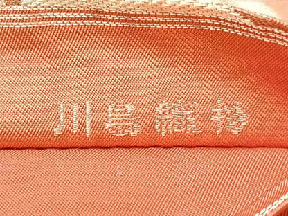 平和屋着物●西陣　川島織物　六通柄　本袋帯　片輪車文　金銀糸　正絹　逸品　CABM9192vp