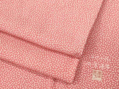 平和屋着物●人間国宝 小宮康孝　江戸小紋　舞桜文　正絹　逸品　CABM9221ut