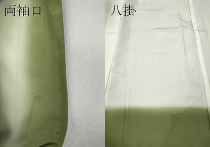 平和屋着物●上質な小紋　幾何学文　黒地　正絹　逸品　CABM9225ut