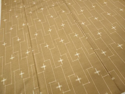 平和屋着物●上質な紬　十字絣　ますいわ屋扱い　正絹　逸品　CABM9249ut