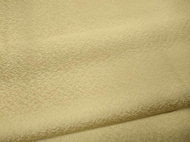平和屋着物●上質な色無地　蜂蜜色　正絹　逸品　未使用　CABM9255ut