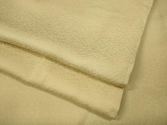 平和屋着物●上質な色無地　蜂蜜色　正絹　逸品　未使用　CABM9255ut