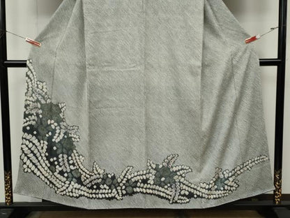 平和屋着物●訪問着　辻が花　総絞り　正絹　逸品　CABM9276ut