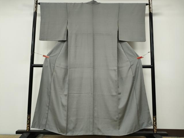 平和屋着物●江戸小紋　行儀　黒地　正絹　逸品　CABM9277ut