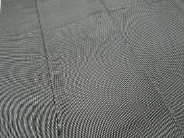 平和屋着物●江戸小紋　行儀　黒地　正絹　逸品　CABM9277ut