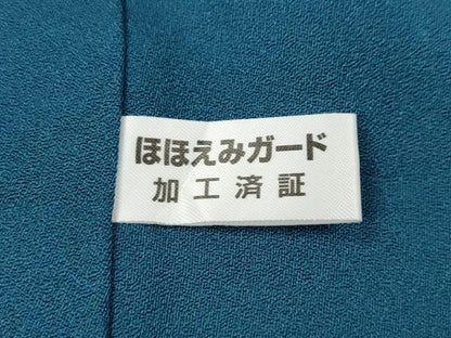平和屋着物●訪問着　蒼舟　木檜染作家　実之　舞桜文　暈し染め　正絹　逸品　CABM9288ut