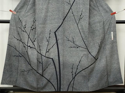 平和屋着物●訪問着　中西進　枝蕾　たたき染め　正絹　逸品　CABM9289ut