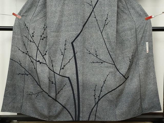 平和屋着物●訪問着　中西進　枝蕾　たたき染め　正絹　逸品　CABM9289ut