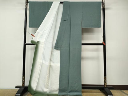 平和屋着物●江戸小紋　霞文　さが美扱い　正絹　逸品　未使用　CABM9295ut