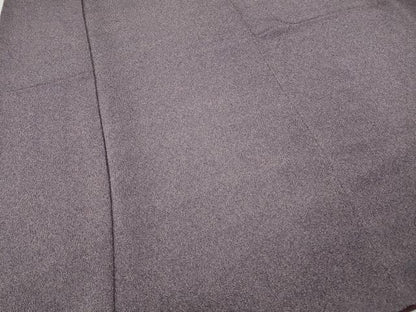 平和屋着物●伝統工芸師　服部光擴　江戸小紋　立分銅　鬼しぼ縮緬　正絹　逸品　CABM9296ut