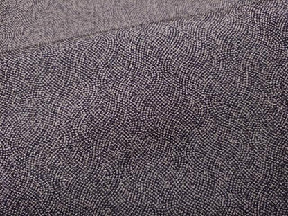 平和屋着物●伝統工芸師　服部光擴　江戸小紋　立分銅　鬼しぼ縮緬　正絹　逸品　CABM9296ut
