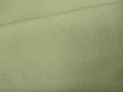 平和屋着物●結城紬　色無地　裏葉柳色　正絹　逸品　CABM9299ut