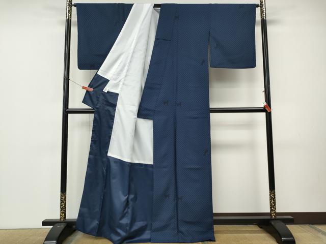 平和屋着物●小紋　猫　洗える着物　CABM9309ut