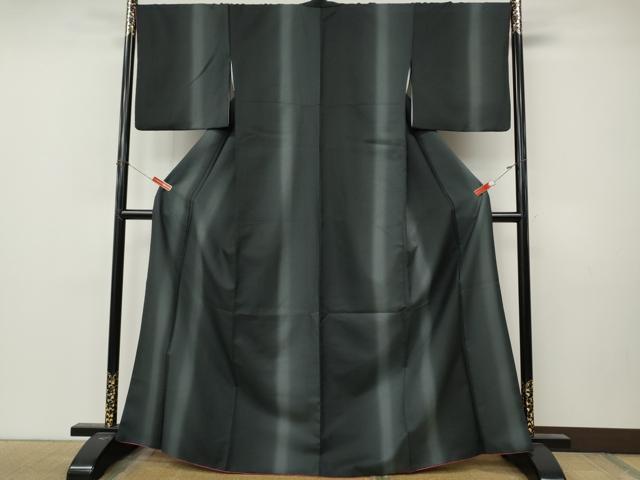 平和屋着物●小紋　紗綾形文　暈し染め　洗える着物　CABM9312ut