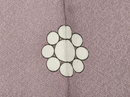 平和屋着物●訪問着　飛鶴草木文　正絹　逸品　CABM9335ut