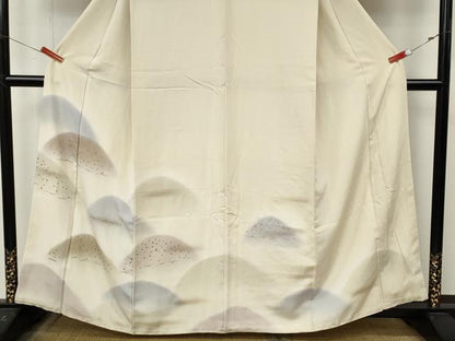 平和屋着物●訪問着　遠山文　暈し染め　金彩　正絹　逸品　CABM9361ut