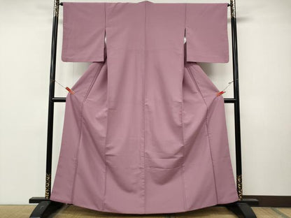 平和屋着物●色無地　菖蒲色　洗える着物　CABM9371ut
