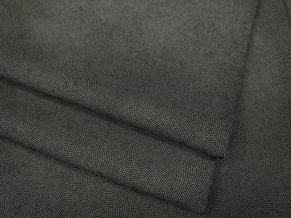 平和屋着物●江戸小紋　鮫小紋柄　黒地　正絹　逸品　CABM9398ut