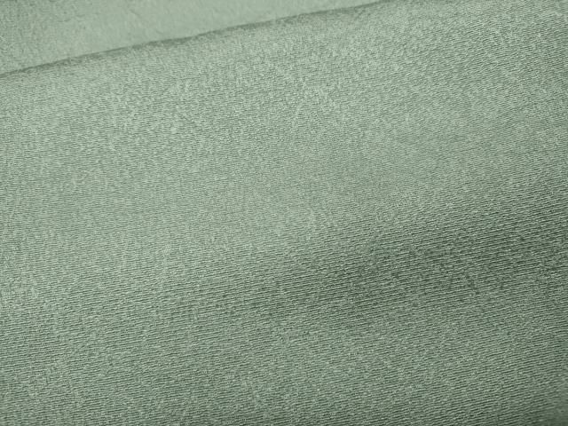 平和屋着物●上質な色無地　作家物　白緑色　正絹　逸品　CABM9404ut