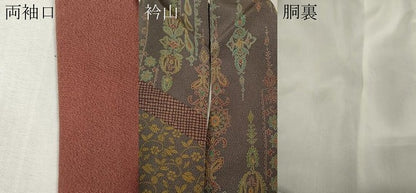平和屋着物●重要無形文化財・伊勢手彫型本染・細合俊男　訪問着　花唐草文　鬼しぼ縮緬　正絹　逸品　CABM9410ut