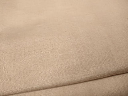 平和屋着物●結城紬　色無地　洗柿色　正絹　逸品　CABM9411ut