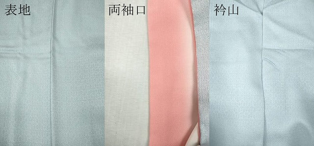 平和屋着物●訪問着　扇面花文　暈し染め　金銀彩　ロング丈　正絹　逸品　CABM9428ut