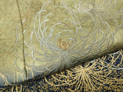 平和屋着物●色留訪問着　刺繍　乱菊　暈し染め　金彩　正絹　逸品　CABM9446ut
