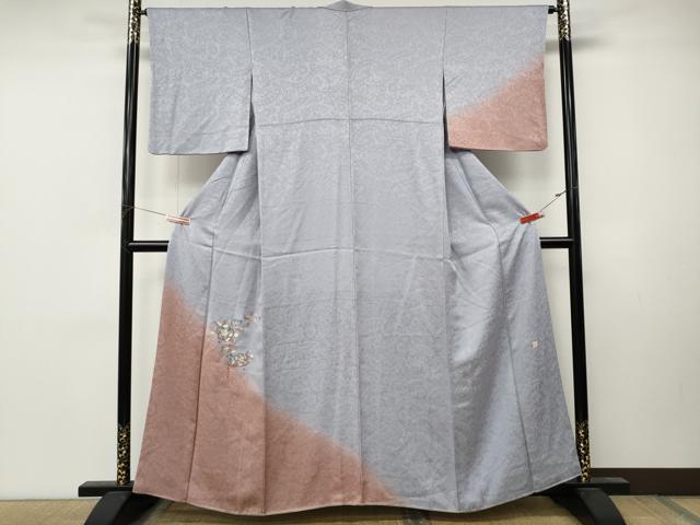 平和屋着物●訪問着　奥村悟　辻が花　総刺繍　暈し染め　正絹　逸品　CABM9474ut