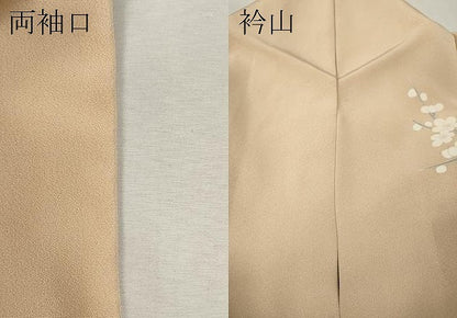 平和屋着物●訪問着　友禅　作家物　飛鶴風景花文　暈し染め　正絹　逸品　CABM9486ut
