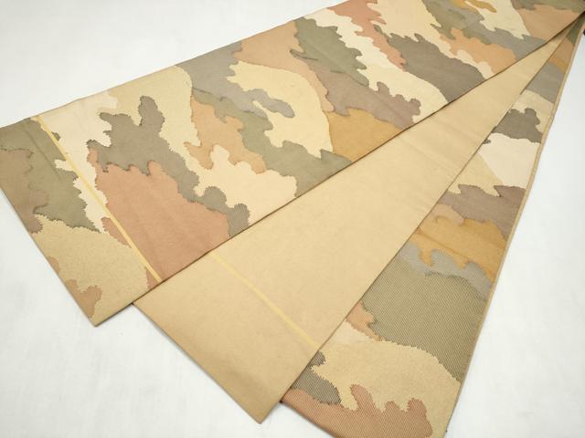平和屋着物●全通柄　本袋帯　霞文　正絹　逸品　CABM9797hy
