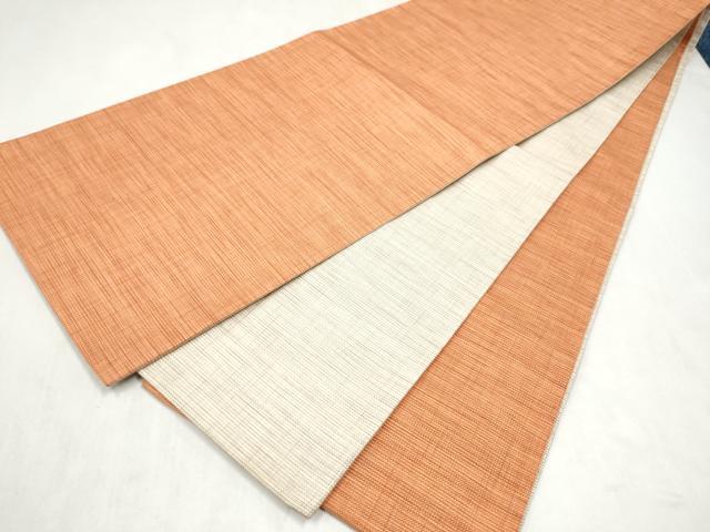 平和屋着物●本場筑前博多織　両面　全通柄　京袋帯　霞文　正絹　逸品　CABM9798hy