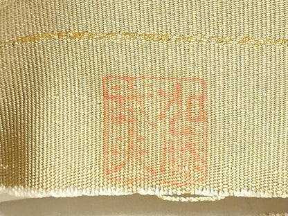 平和屋着物●爪搔き本綴れ　六通柄袋帯　加藤武夫　箔散らし文　金銀糸　正絹　逸品　CABM9799hy