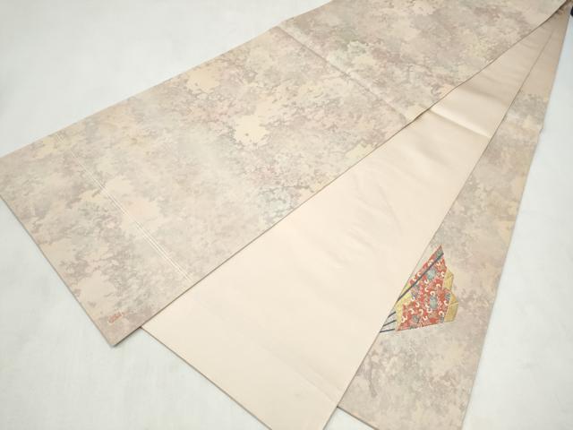 平和屋着物●加賀友禅の巨匠　初代　由水十久　太鼓柄袋帯　舞　引箔　正絹　逸品　CABM9838hy