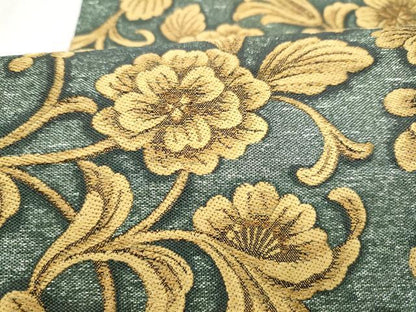 平和屋着物●西陣　まいづる謹製　六通柄袋帯　秀花優映文　金糸　正絹　逸品　CABM9857hy