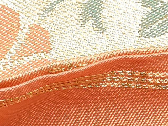 平和屋着物●西陣　川島織物　六通柄　本袋帯　絵巻花文　金銀糸　正絹　逸品　CABM9873hy