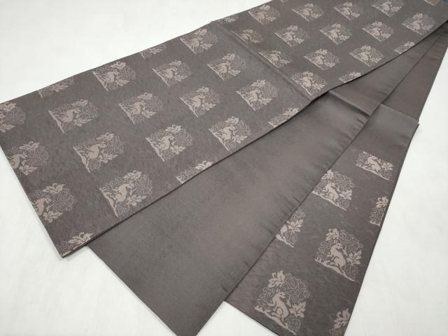 平和屋着物●六通柄　京袋帯　花兎　CABM9985hy