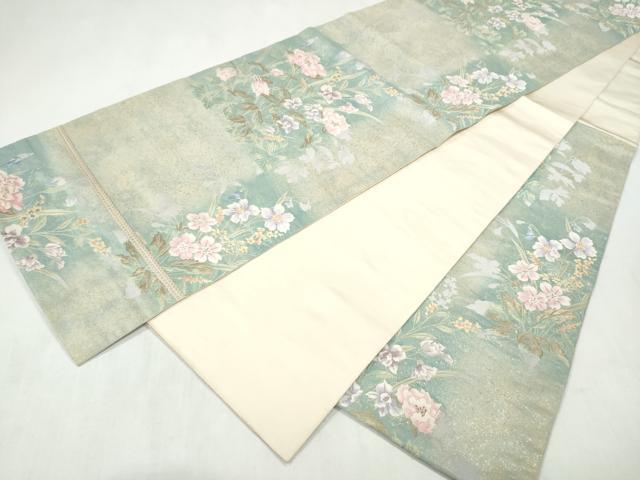 平和屋着物●西陣　服部織物謹製　六通柄袋帯　香風　金糸　引箔　正絹　逸品　CABM9987hy
