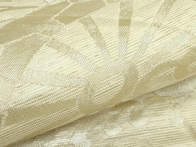 平和屋着物＊夏物　六通柄袋帯　立波片輪車文　金銀糸　正絹　逸品　CABN0136rv