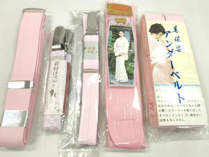 平和屋着物▼和装小物　着付け用品まとめて10点　帯板　帯枕　着付ベルト　マジックベルト　帯止め　未使用多数　逸品　CABN0815ju