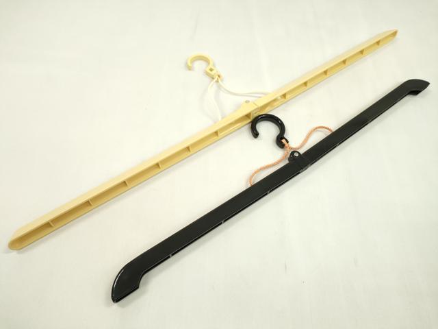 平和屋着物▼和装小物　着付収納バッグ・着物ハンガー２本セット　麻の葉柄　朱色　着付け　旅行　イベント　逸品　CABN0824ju