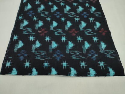 平和屋着物●久留米絣　反物　綿　井桁絣花文　着尺　逸品　未使用　CABN0844ju