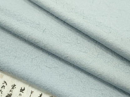 平和屋着物●色無地　反物　秘色色　草木染　丹後ちりめん　八掛付き　着尺　逸品　未使用　CABN0866ju