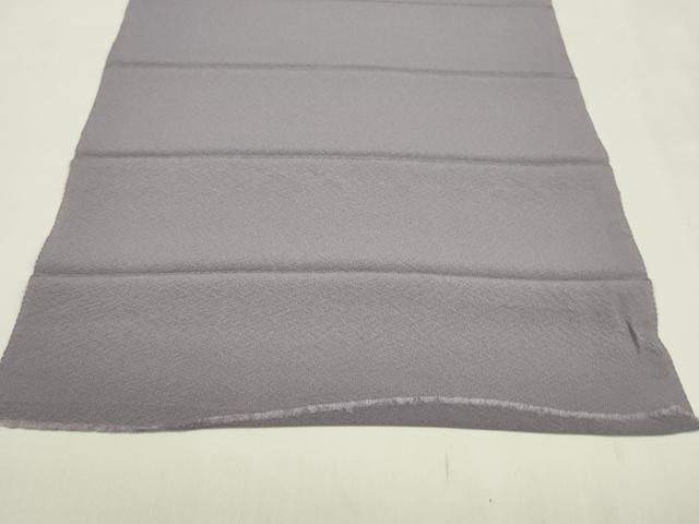 平和屋着物●色無地　反物　薄葡萄色　丹後ちりめん　共八掛付き　着尺　逸品　未使用　CABN0867ju
