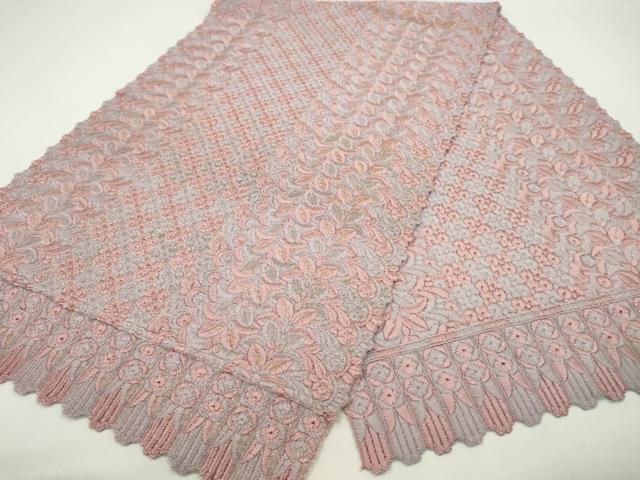 平和屋着物▼和装小物　ショール・マフラーまとめて10点　カシミヤ　リボンヤーン　大判　日本製　未使用あり　CABN0957ju